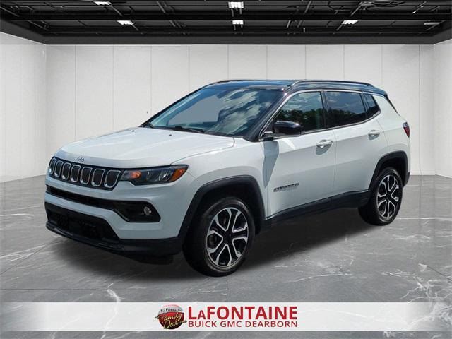 used 2022 Jeep Compass car, priced at $22,595