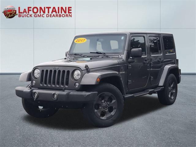 used 2017 Jeep Wrangler Unlimited car, priced at $20,395