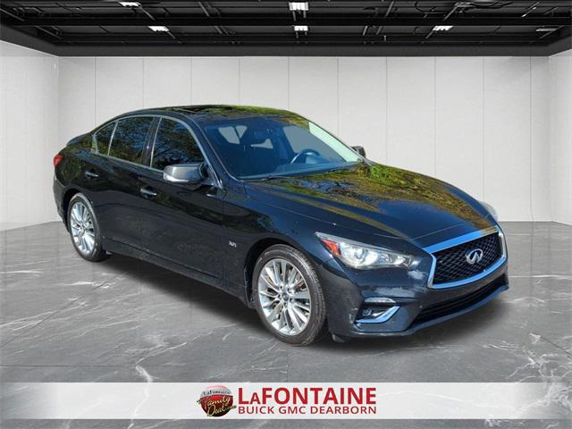 used 2018 INFINITI Q50 car, priced at $13,695