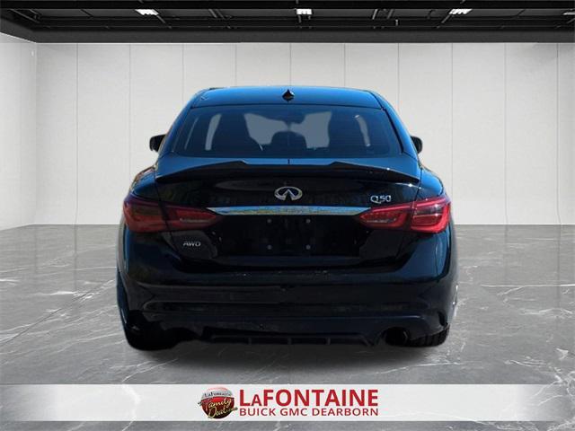 used 2018 INFINITI Q50 car, priced at $13,695