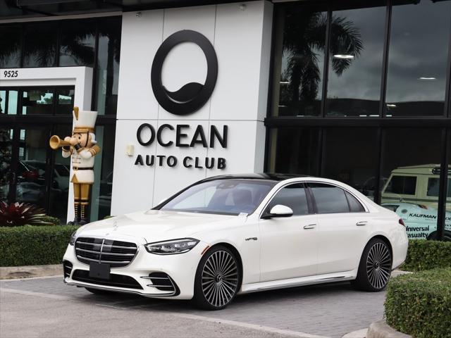 used 2022 Mercedes-Benz S-Class car, priced at $89,990