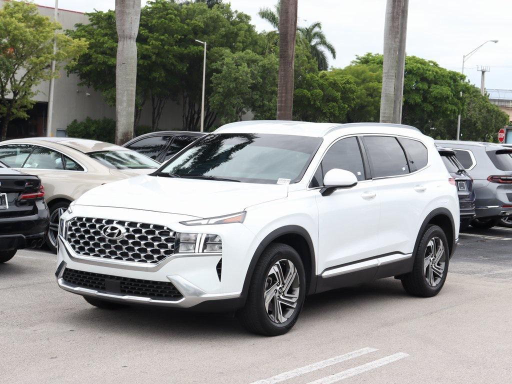 used 2021 Hyundai Santa Fe car, priced at $19,788