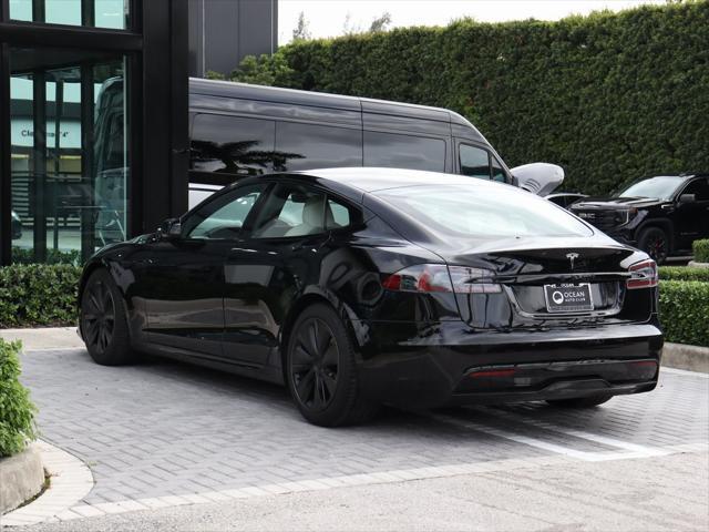 used 2021 Tesla Model S car, priced at $51,990