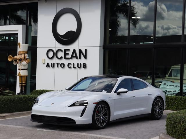 used 2021 Porsche Taycan car, priced at $69,990