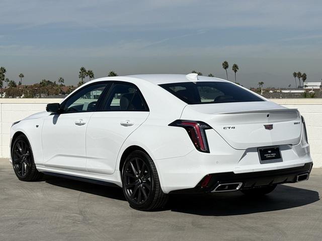 new 2025 Cadillac CT4 car, priced at $53,240