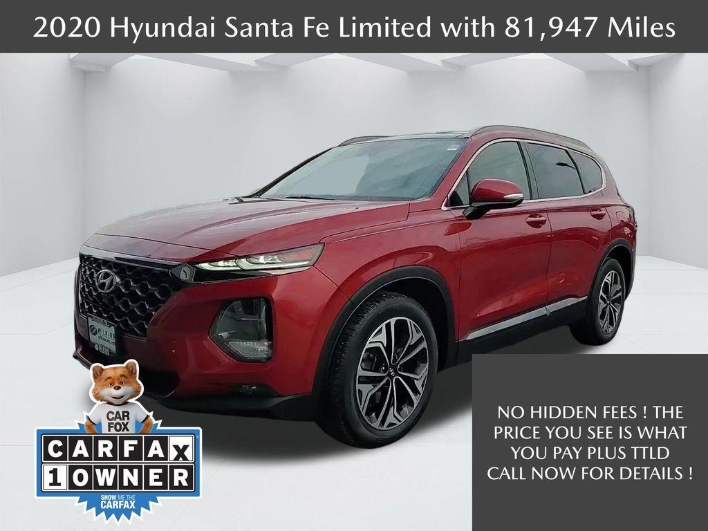 used 2020 Hyundai Santa Fe car, priced at $17,900