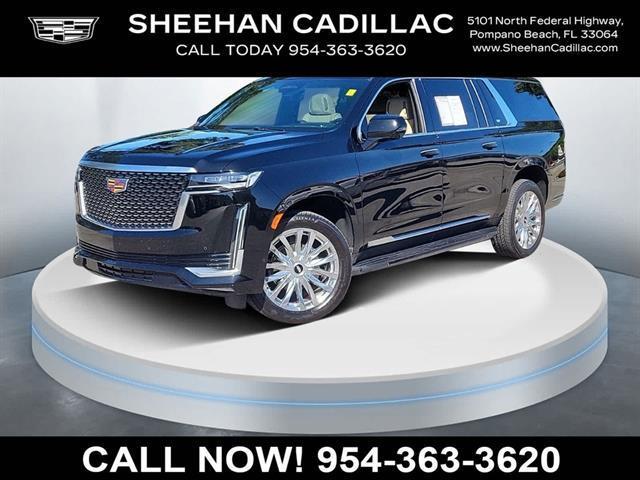 used 2023 Cadillac Escalade ESV car, priced at $71,641