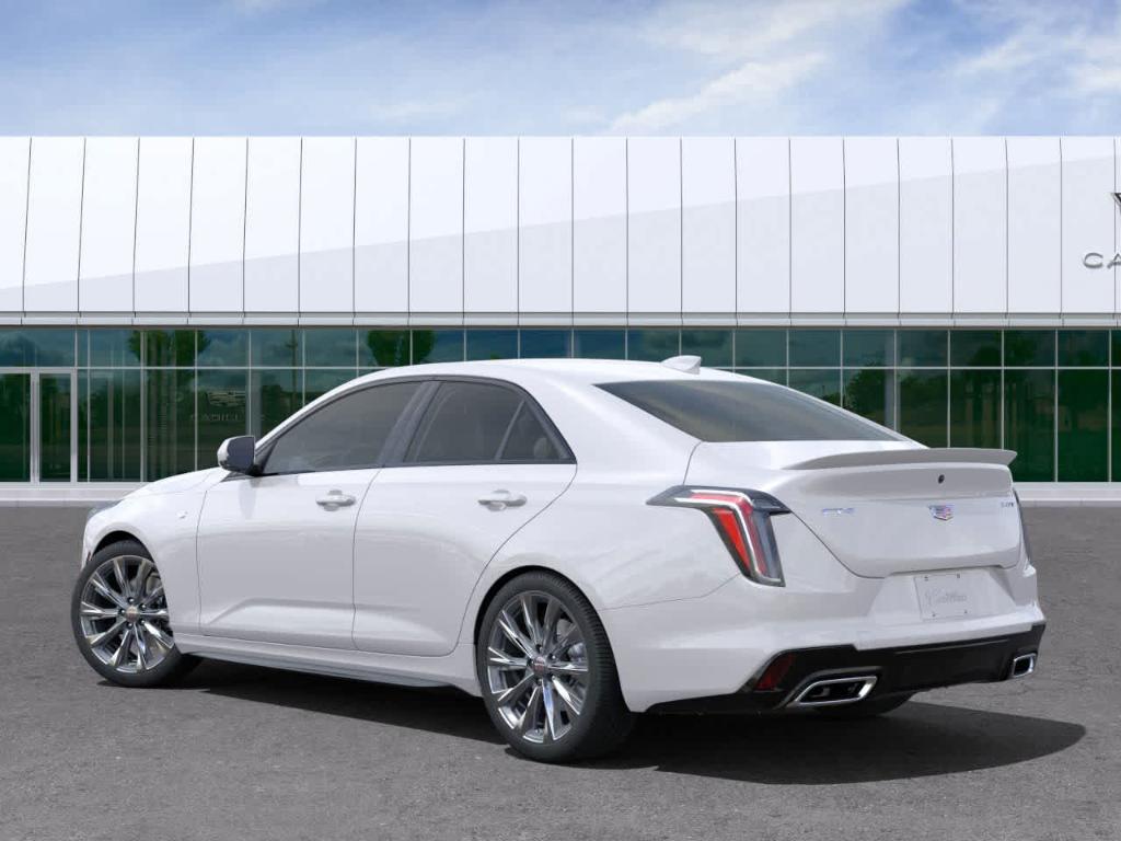 new 2025 Cadillac CT4 car, priced at $50,300