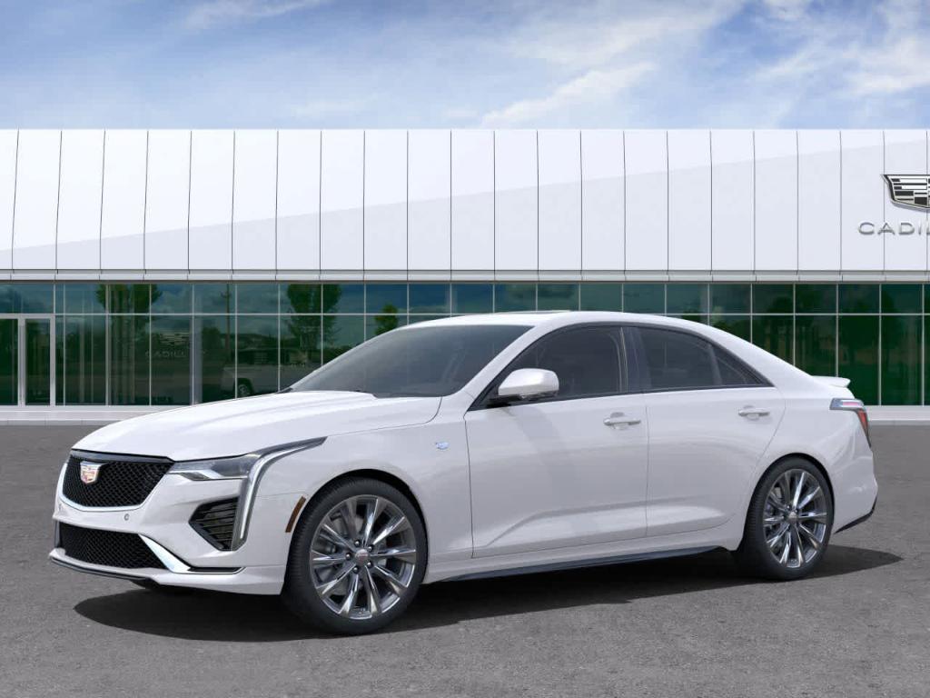 new 2025 Cadillac CT4 car, priced at $50,300