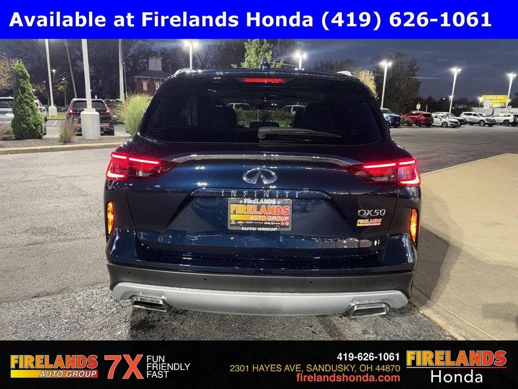 used 2024 INFINITI QX50 car, priced at $33,750