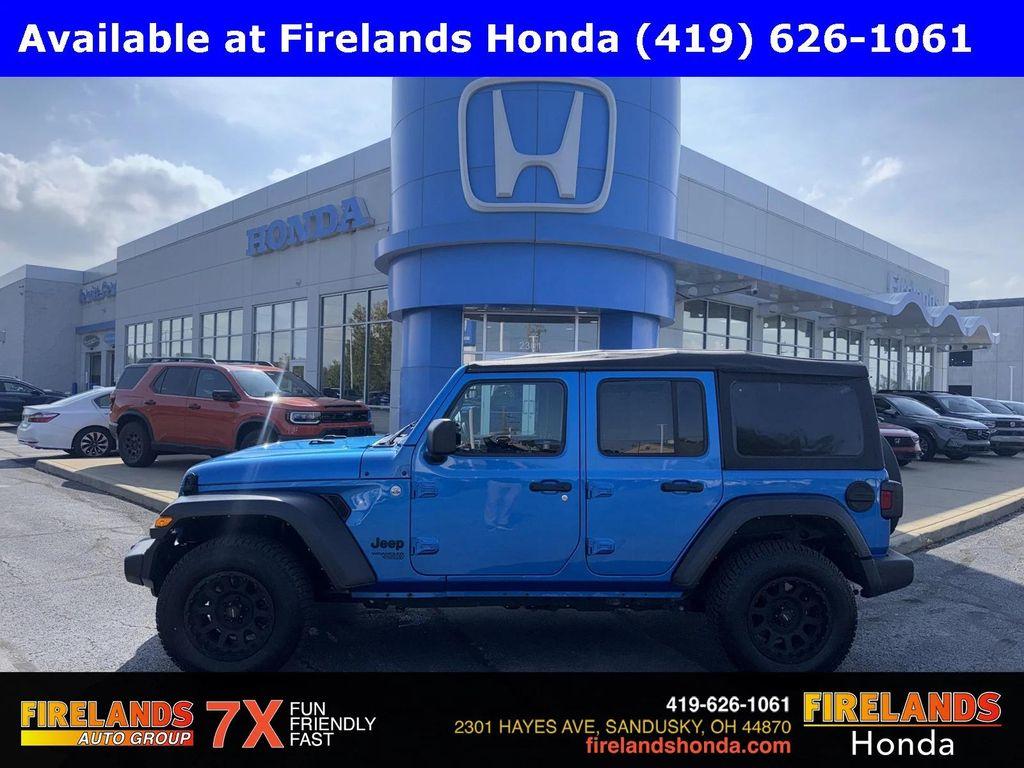 used 2021 Jeep Wrangler Unlimited car, priced at $28,500