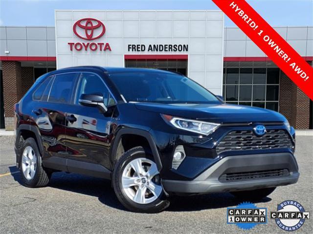 used 2021 Toyota RAV4 Hybrid car, priced at $21,555