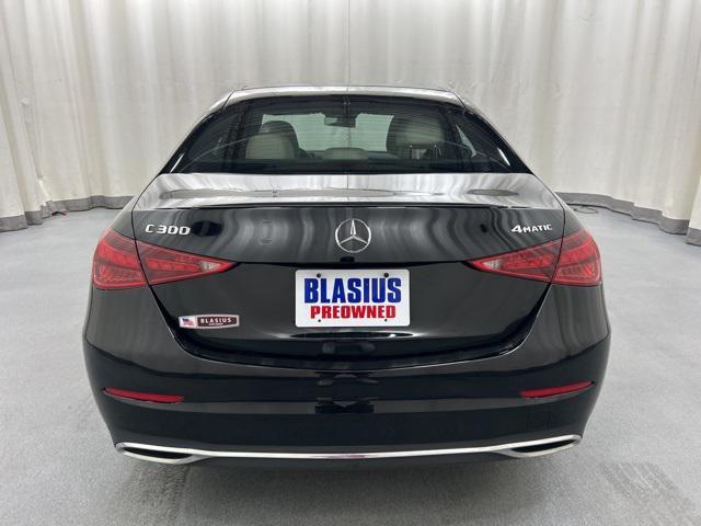 used 2022 Mercedes-Benz C-Class car, priced at $32,994