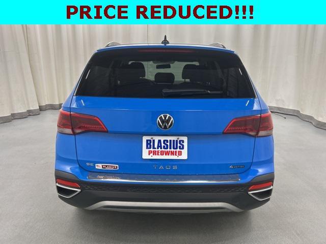 used 2022 Volkswagen Taos car, priced at $21,111
