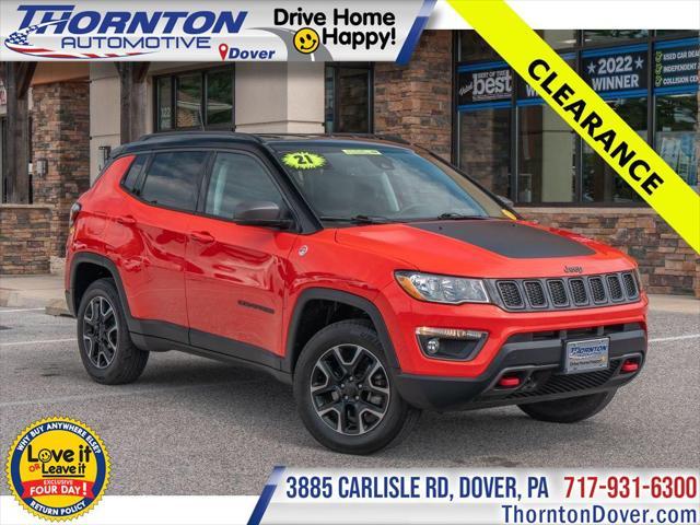 used 2021 Jeep Compass car, priced at $22,988