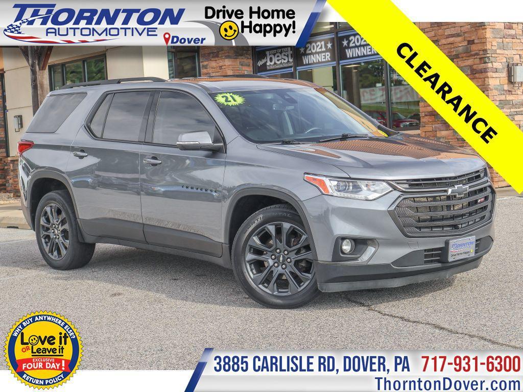 used 2021 Chevrolet Traverse car, priced at $32,752