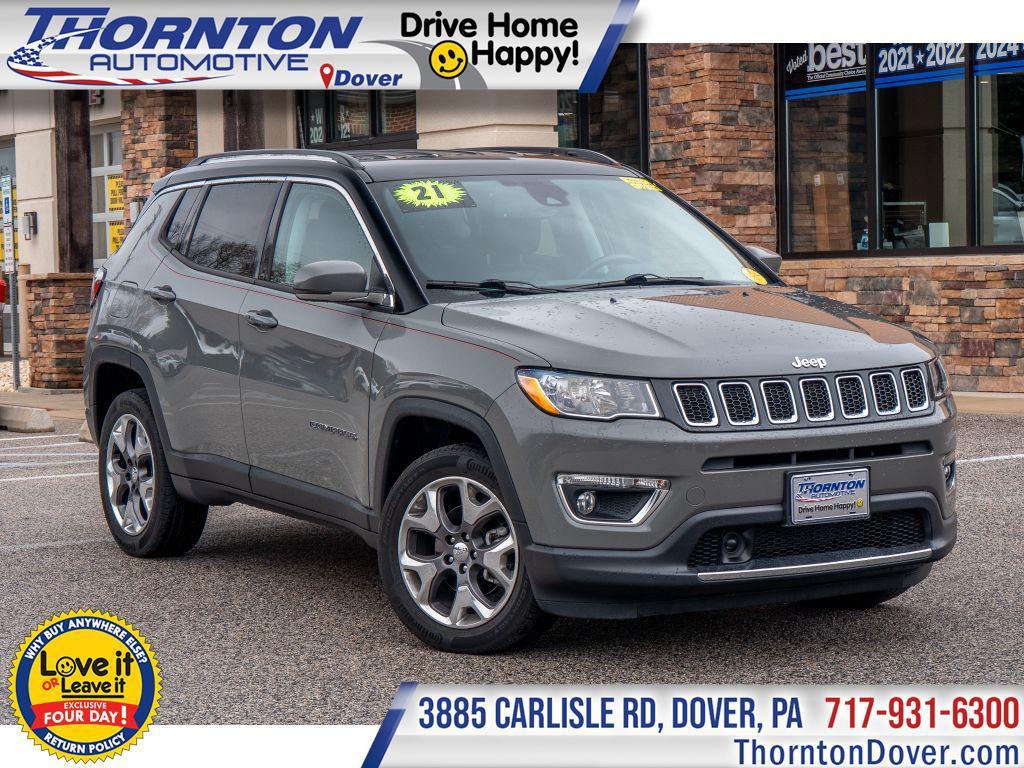 used 2021 Jeep Compass car, priced at $23,996