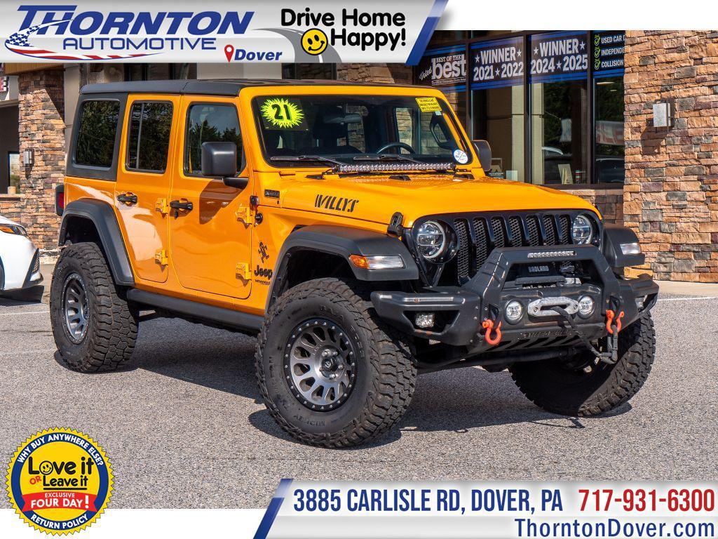 used 2021 Jeep Wrangler car, priced at $30,995
