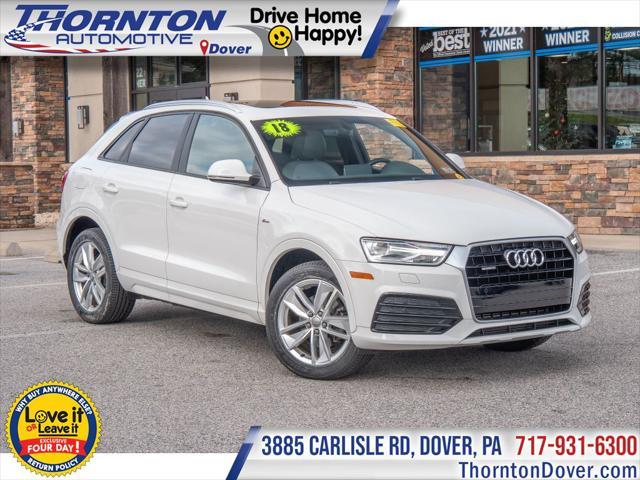 used 2018 Audi Q3 car, priced at $22,800