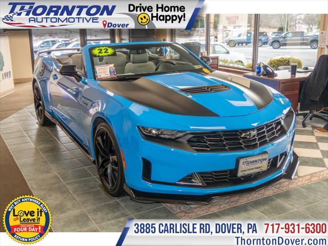 used 2022 Chevrolet Camaro car, priced at $44,987