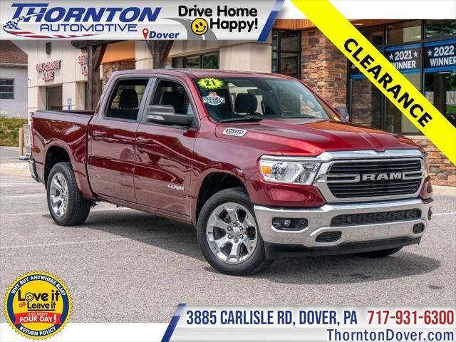 used 2021 Ram 1500 car, priced at $34,988