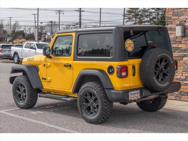 used 2021 Jeep Wrangler car, priced at $29,545