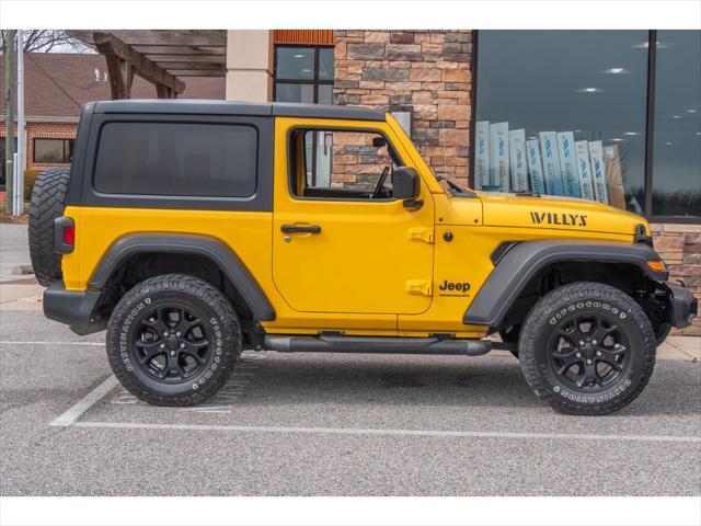 used 2021 Jeep Wrangler car, priced at $29,545