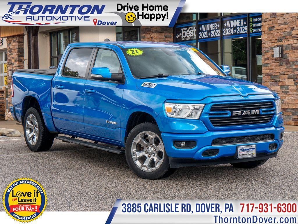 used 2021 Ram 1500 car, priced at $34,874