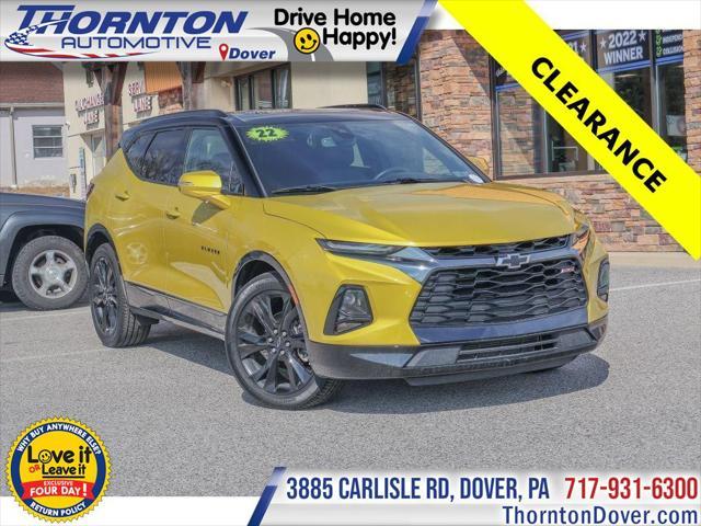 used 2022 Chevrolet Blazer car, priced at $34,536