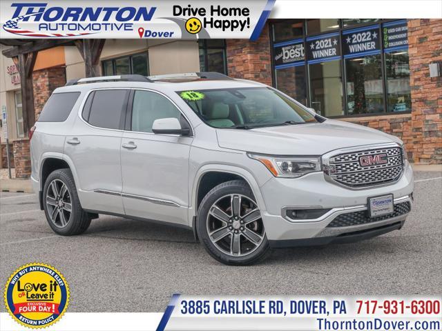 used 2018 GMC Acadia car, priced at $26,900