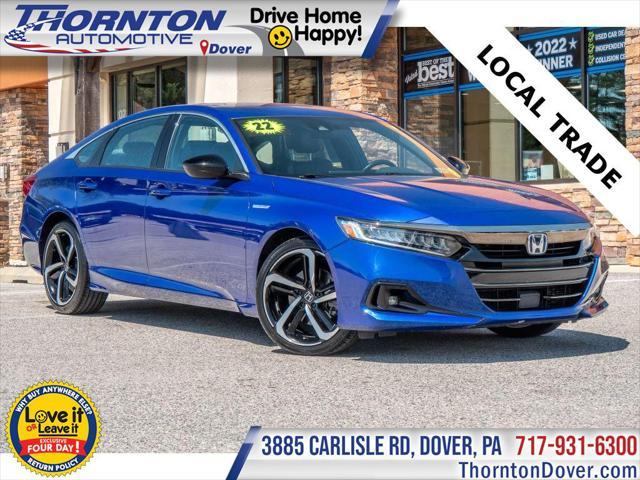 used 2022 Honda Accord Hybrid car, priced at $26,750