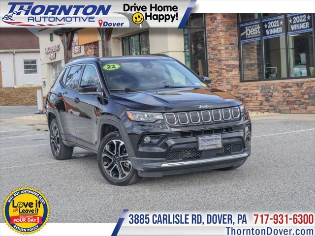 used 2022 Jeep Compass car, priced at $24,747