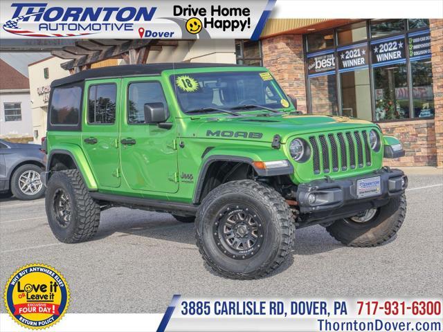 used 2018 Jeep Wrangler Unlimited car, priced at $37,800