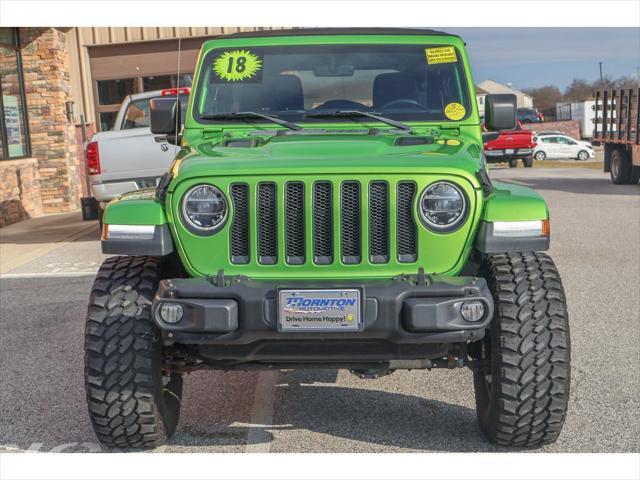 used 2018 Jeep Wrangler Unlimited car, priced at $37,800