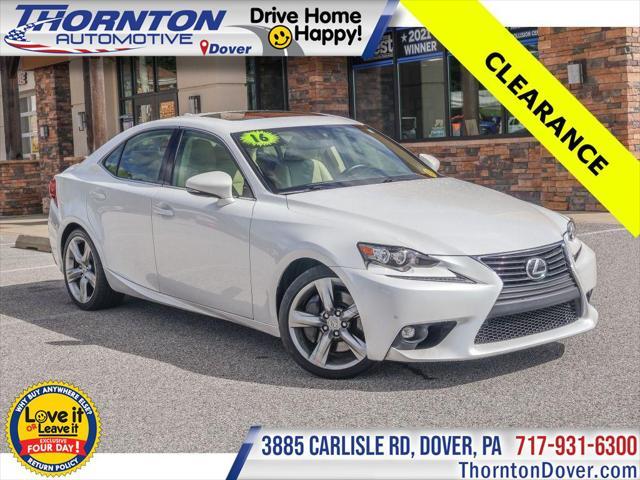 used 2016 Lexus IS 350 car, priced at $27,892