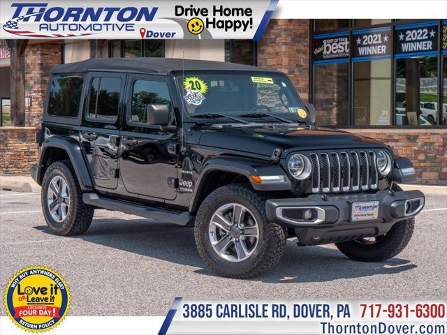 used 2020 Jeep Wrangler Unlimited car, priced at $29,872