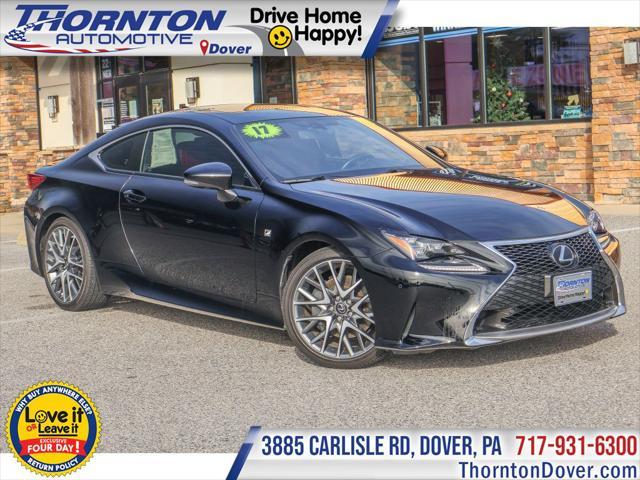 used 2017 Lexus RC 350 car, priced at $32,900