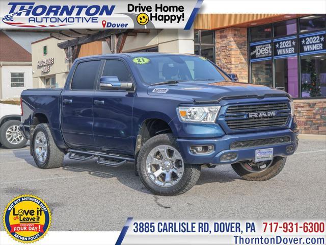 used 2021 Ram 1500 car, priced at $38,619