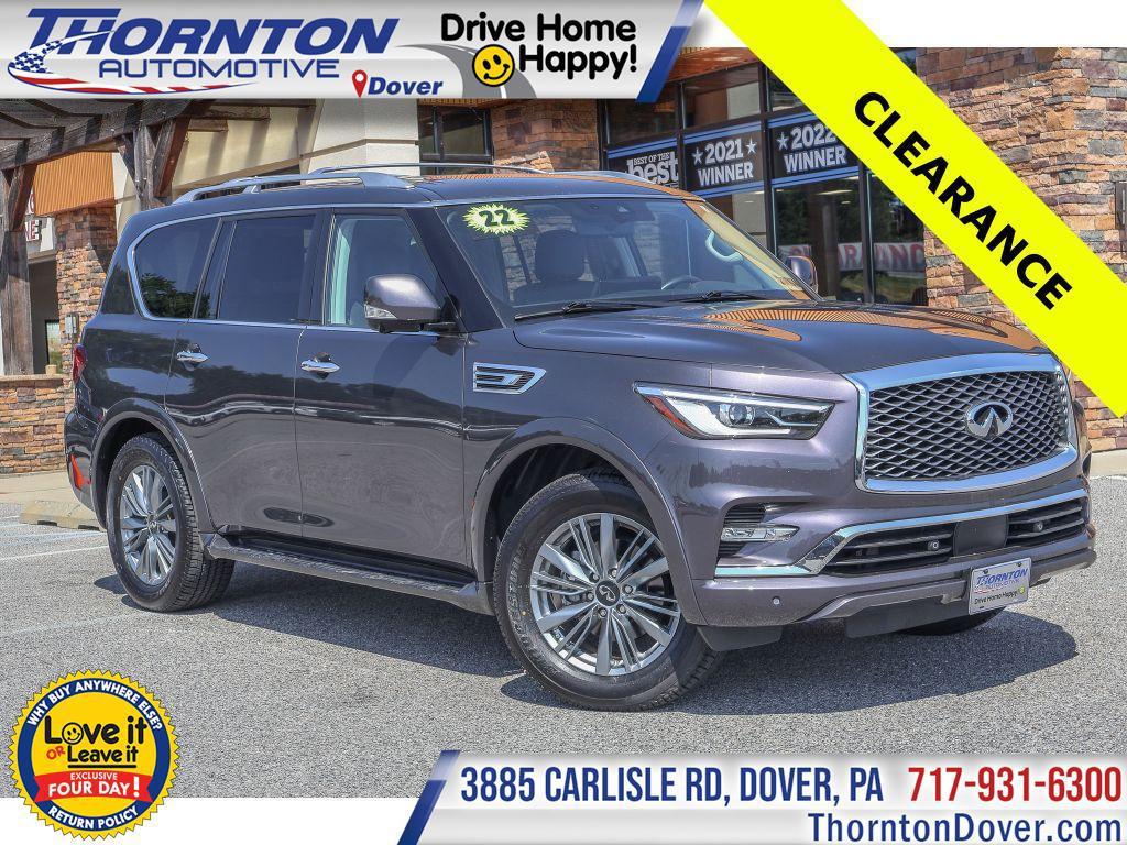 used 2022 INFINITI QX80 car, priced at $43,500