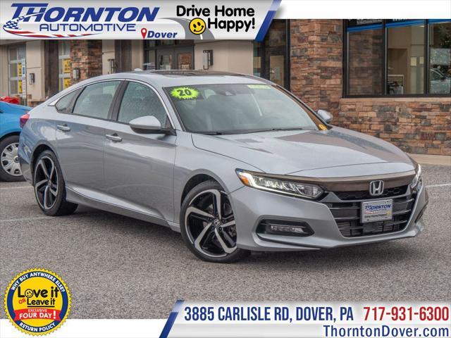 used 2020 Honda Accord car, priced at $27,837