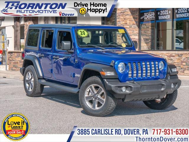 used 2020 Jeep Wrangler Unlimited car, priced at $29,127