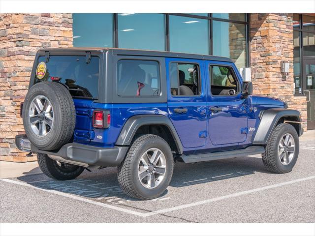 used 2020 Jeep Wrangler Unlimited car, priced at $29,127