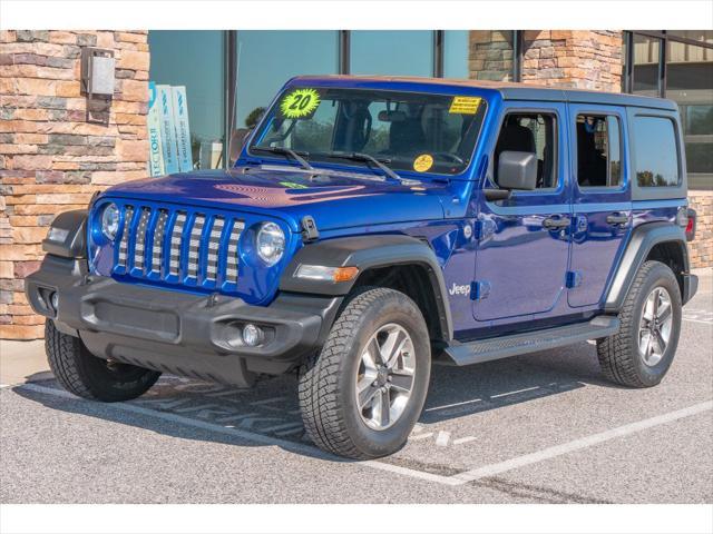 used 2020 Jeep Wrangler Unlimited car, priced at $29,127