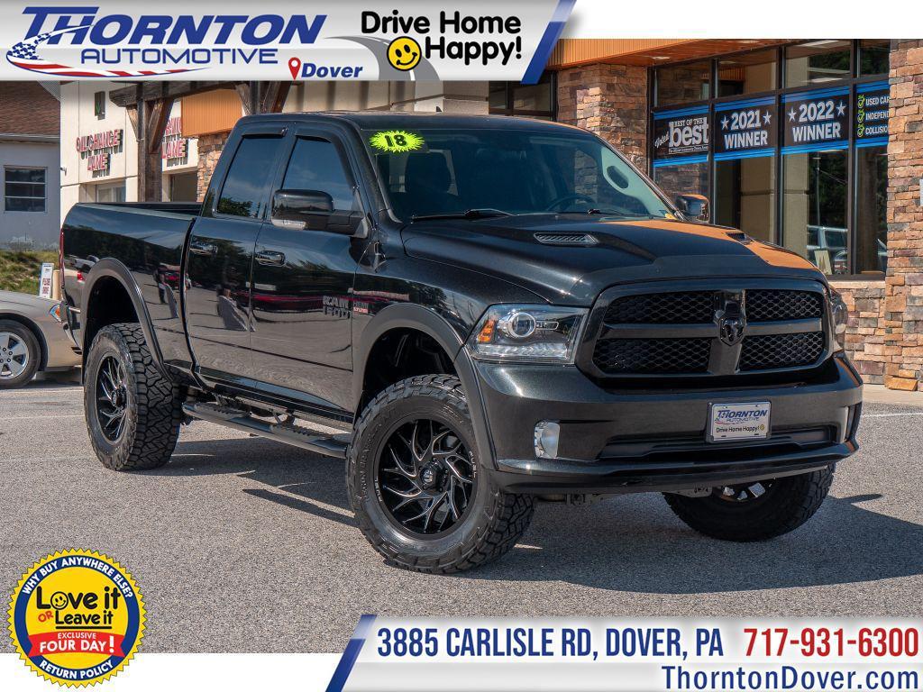 used 2018 Ram 1500 car, priced at $28,956