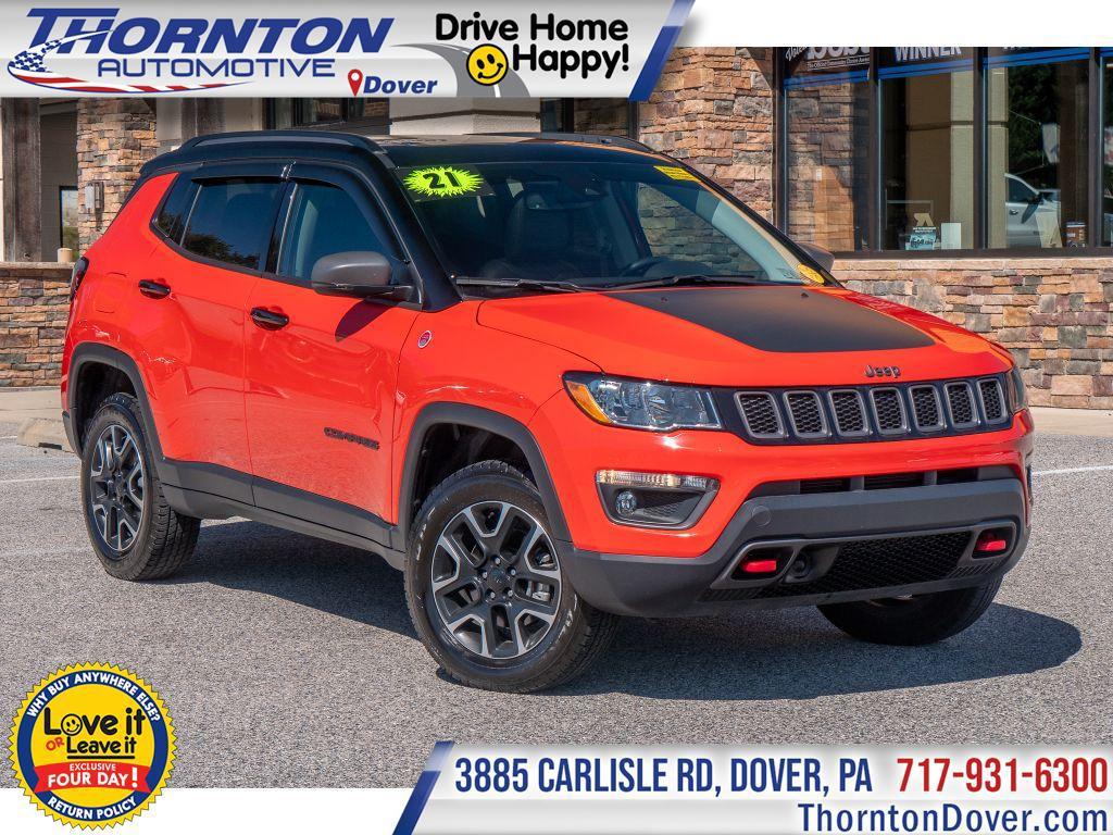 used 2021 Jeep Compass car, priced at $26,979