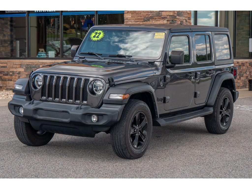 used 2022 Jeep Wrangler Unlimited car, priced at $34,365