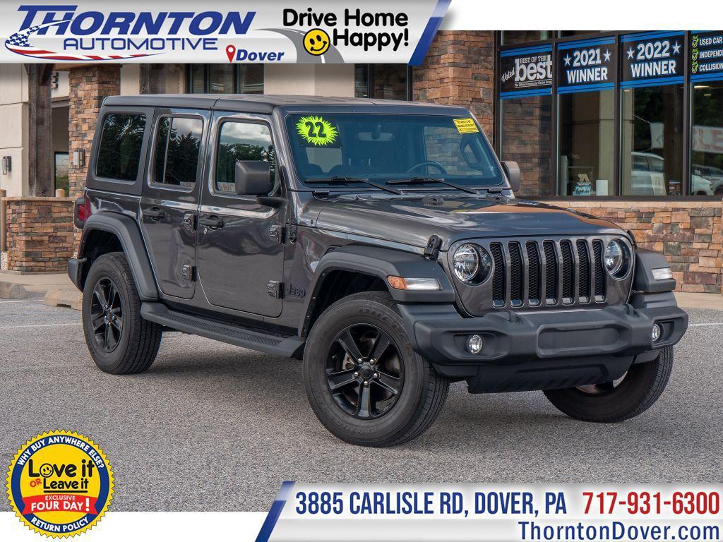 used 2022 Jeep Wrangler Unlimited car, priced at $34,996
