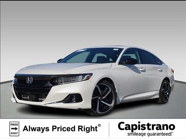 used 2021 Honda Accord car, priced at $28,099