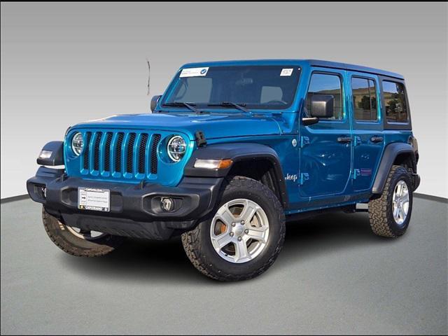 used 2020 Jeep Wrangler Unlimited car, priced at $24,299