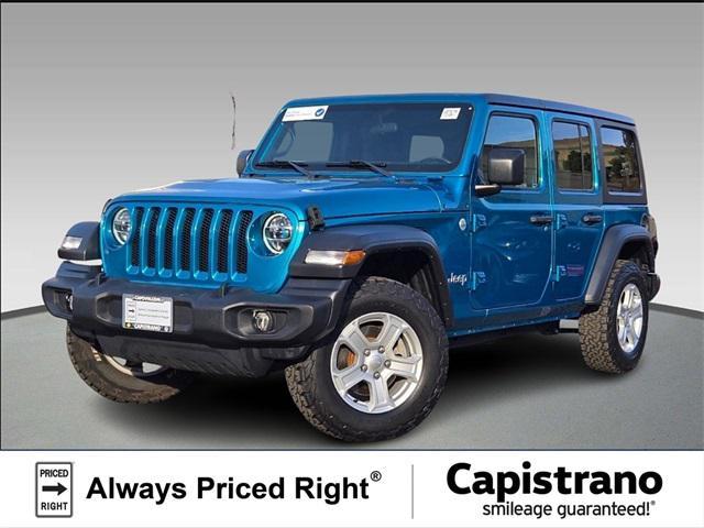 used 2020 Jeep Wrangler Unlimited car, priced at $24,299